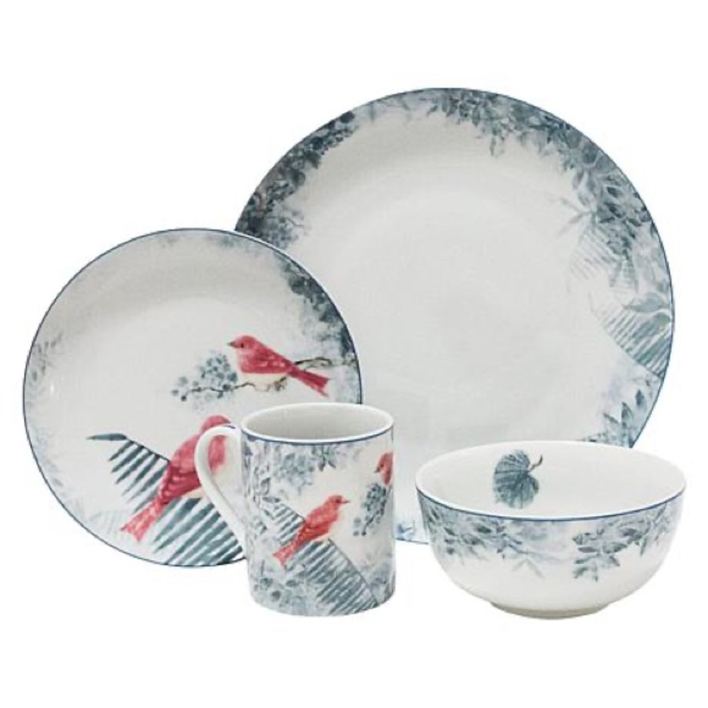 Darbie Angell Birds of a Feather 16-piece Set